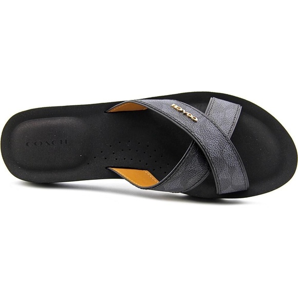 COACH Janine slip-on slide sandals size US - 6.5 - Picture 3 of 8